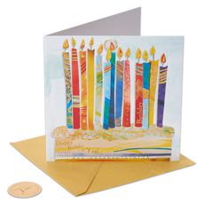 Paper Candles Birthday Greeting CardImage 1