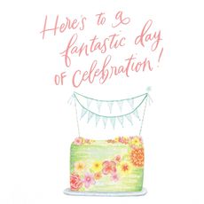Day of Celebration Birthday Greeting Card - Designed by Bella Pilar Image 3