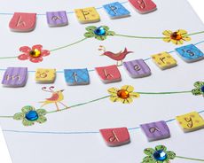 Banner with Birds Mother's Day Greeting CardImage 1