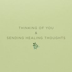 Sending Healing Thoughts Get Well Soon Greeting Card Image 3