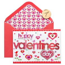 With Lots of Love Valentine's Day Greeting Card Image 1