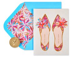 Floral Shoes Mother's Day Card