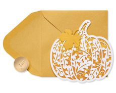 Pumpkin Thanksgiving Greeting Card Image 1
