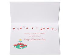 Fun and Games Valentine's Day Greeting Card for Kids Image 2