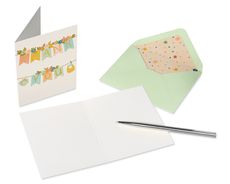 Baby Banner Thank You Boxed Blank Note Cards with Envelopes, 20-Count Image 2