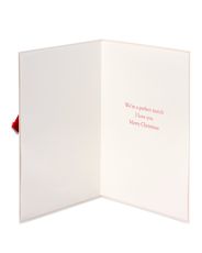 A Perfect Match Christmas Greeting Card 2