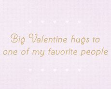 Valentine Hugs Valentine's Day Greeting Card Image 3