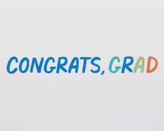 Congrats, Grad Graduation Greeting Card Image 3