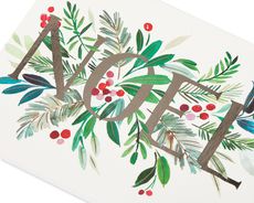 Noel and Holly Holiday Boxed Cards, 20-Count Image 4