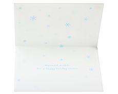Warmest Wishes Snowman Holiday Boxed Cards - Glitter- 8-Count Image 2