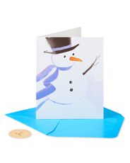 Wonderful Season Snowman Holiday Boxed Cards, 20-Count Image 5