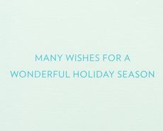 Many Wishes Christmas Greeting Card Image 4