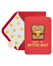 Butter Half Funny Valentine's Day Greeting Card Image 1