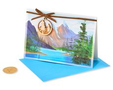 Mountain Range Birthday Greeting Card Image 3