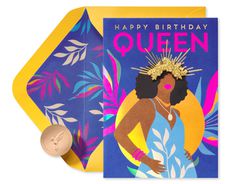 Own This Day Birthday Greeting Card for Her - Illustrated by Jordana Alves Araujo