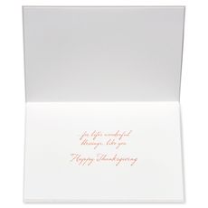 Thankful Thanksgiving Greeting Card Image 2
