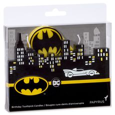 Batman Signal Cake Topper Birthday Candles, 2-Count Image 3