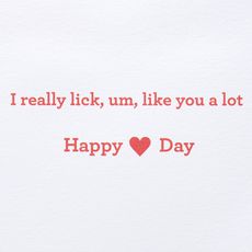 Kiss Kiss Funny Valentine's Day Greeting Card Image 4