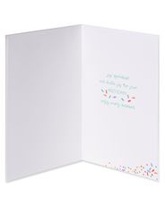 Rainbow Sprinkles and Glitter Birthday Greeting Card Image 2