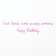 Amazing Memories Birthday Greeting Card - Designed by Bella Pilar Image 3