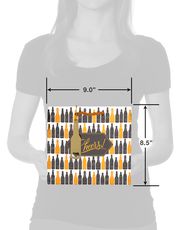 Beer Gift Bag Bottles and Glasses 1-CountImage 2