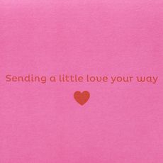 Sending A Little Love Valentine's Day Greeting Card Image 3
