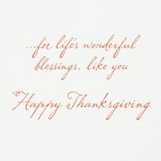 Thankful Thanksgiving Greeting Card Image 3
