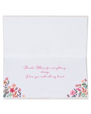 Floral Mom Lettering Mother's Day Greeting CardImage 2