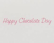 Happy Chocolate Day Valentine's Day Greeting Card Image 4