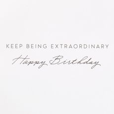 Being Extraordinary Birthday Greeting Card with Earrings Image 3