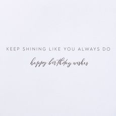 Keep Shining Birthday Greeting Card with Earrings Image 3