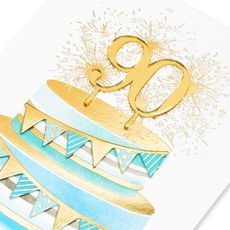 Many Wonderful Gifts 90th Birthday Greeting Card Image 5
