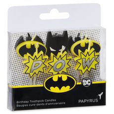 Batman Cake Topper Papyrus Birthday Candles, 8-Count Image 3