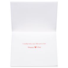 Kiss Kiss Funny Valentine's Day Greeting Card Image 3