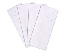 White Tissue Paper with Blue Polka Dots, 4-Sheets Image 1