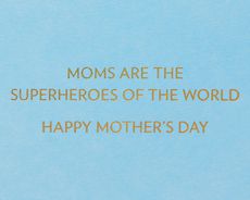 Superheroes of The World Funny Mother's Day Greeting CardImage 4