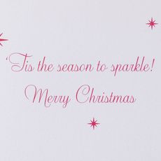 ‘Tis the Season to Sparkle Christmas Greeting Card Image 2