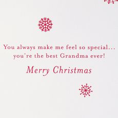 The Best Grandma Christmas Greeting Card for GrandmaImage 4