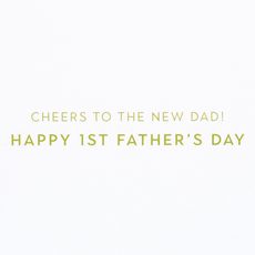 Cheers First Father's Day Greeting Card Image 3