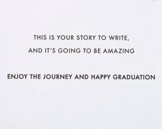 Your Story to Write Graduation Greeting Card Image 3