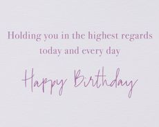 The Highest Regards Birthday Cupcake Greeting CardImage 4