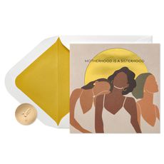 Sisterhood is Built on Strength Mother's Day Greeting Card Image