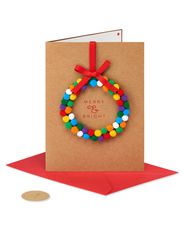Fun & Joy Christmas Greeting Card with Detachable OrnamentImage 6