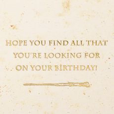 Find All That You're Looking For Blank Harry Potter Birthday Greeting Card Image 3