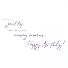 Make Some Amazing Memories Birthday Greeting Card - Designed by Bella Pilar Image 3