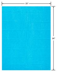 Turquoise Tissue Paper, 8-Sheets Image 3