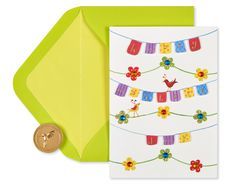 Banner with Birds Mother's Day Card