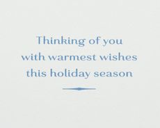 Thinking of You with Warmest Wishes Holiday Boxed Cards, 12-Count Image 3
