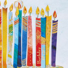 Paper Candles Birthday Greeting CardImage 3