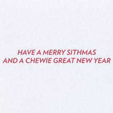 Merry Sithmas Star Wars Christmas Greeting Card - Papyrus